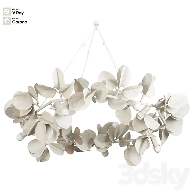 Pendant lamp Olga Engel Moonpapier Paris 3D Model