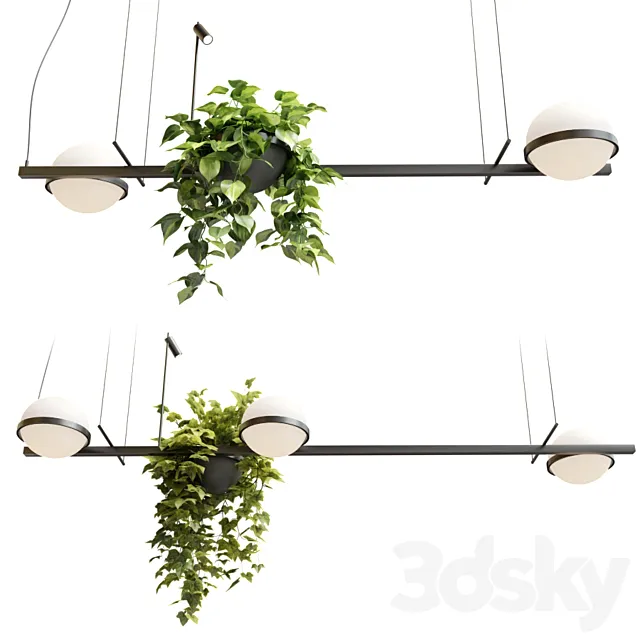 Pendant lamp Palma by Vibia #1 3D Model