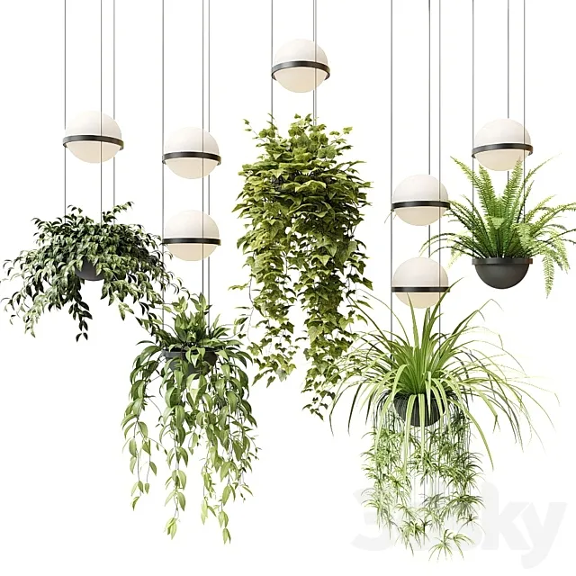 Pendant lamp Palma by Vibia 3D Model
