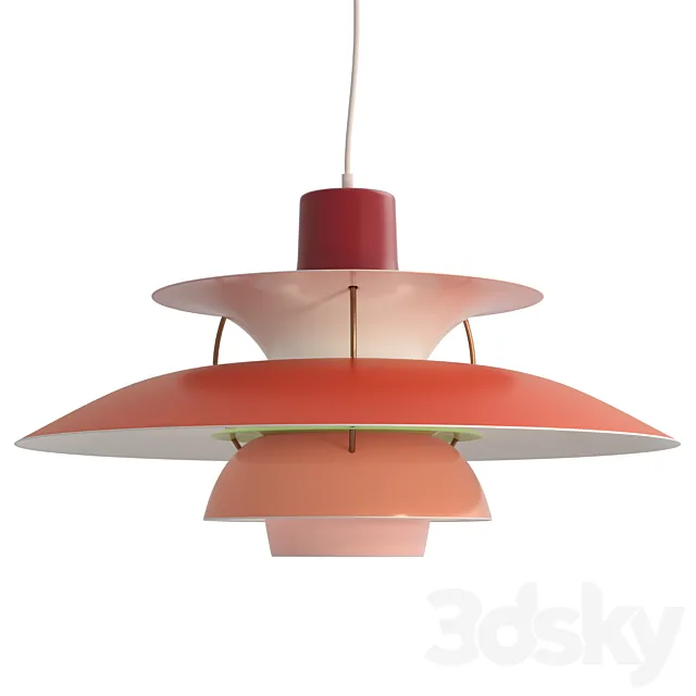 Pendant lamp PH 5 – Louis Poulsen 3D Model