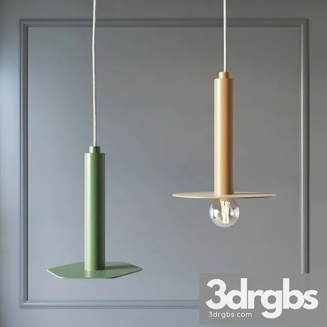 Pendant lamp plate 3D Model Free