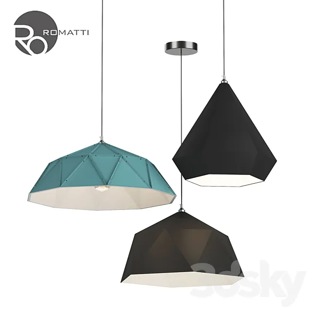 Pendant lamp Romatti Alcor 3D Model