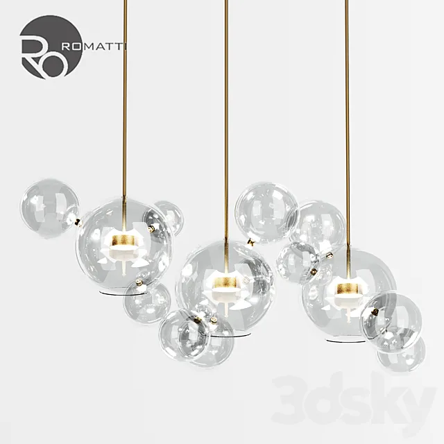Pendant lamp Romatti Bolle by Giopato & Coombes 3DModel