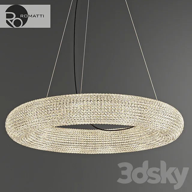 Pendant lamp Romatti Crystal Halo by Restoration Hardware Free Download