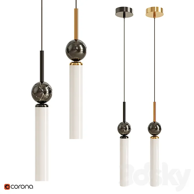 Pendant lamp SENSEI ONE 3D Model