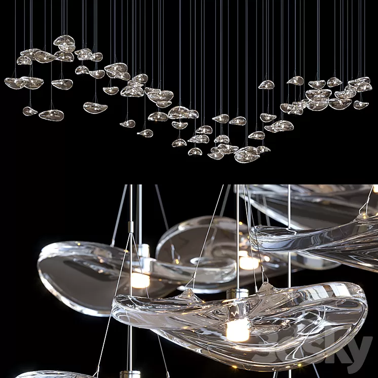 Pendant lamp Terzani - Manta 3D Model