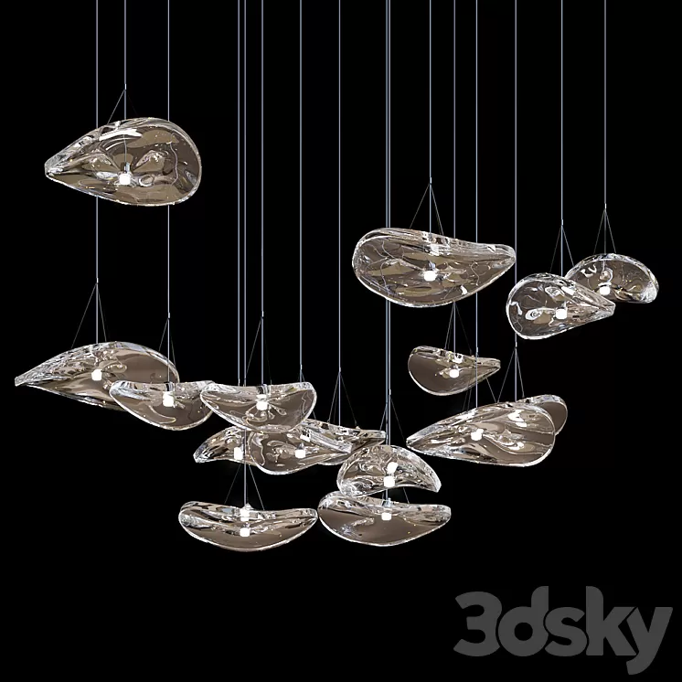 Pendant lamp Terzani - Manta 3D Model