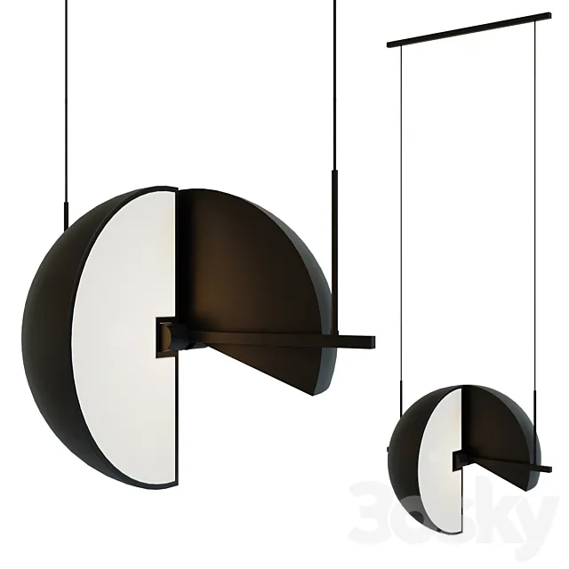 Pendant lamp Trapeze by oblure 3DModel