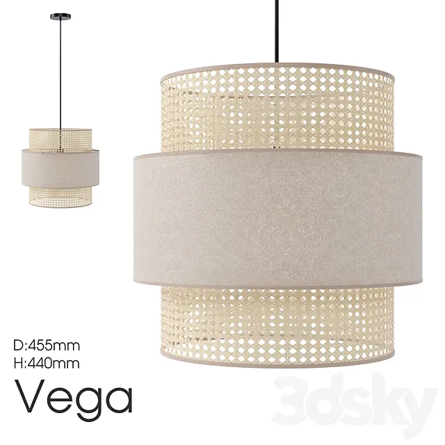 Pendant lamp Vega 3D Model