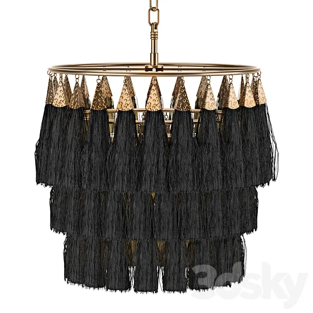 Pendant lamp Victoria Tasseled Pendant by Anthropologie Free Download