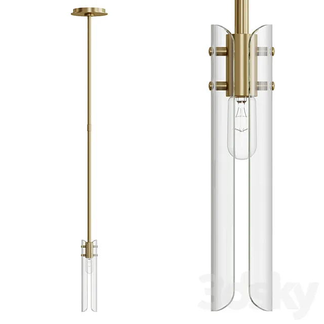 Pendant lamp Visual Comfort Casoria AERIN ARN5480HAB-CG 3D Model