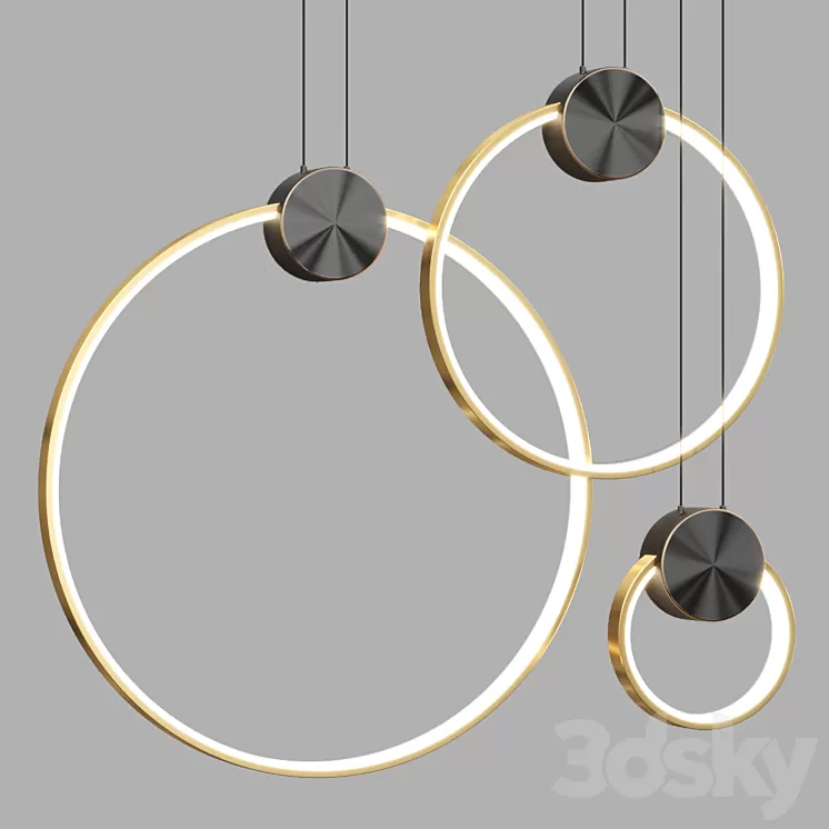 Pendant lamp WOLKE Lampatron 3D Model