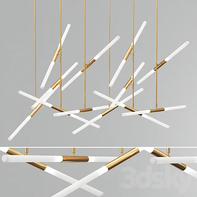 Pendant Lamps LED Light Modern Hanging 3DModel