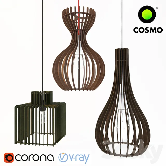 Pendant lamps Rebranta by Viriy 3DModel