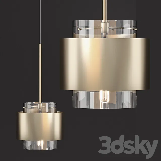 Pendant Light 08 - MODA GLASS PENDANT 3D Model