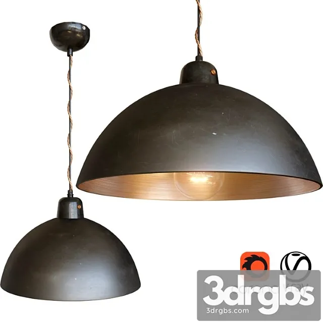 Pendant light 14-black lamp 3D Model Free