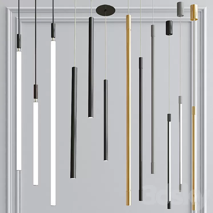PENDANT LIGHT COLLECTION 3 3D Model