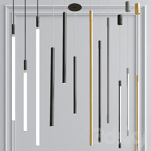 PENDANT LIGHT COLLECTION 3 3DModel