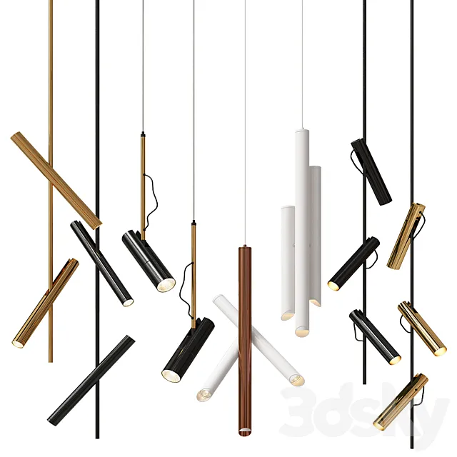 Pendant Light Collection 3D Model