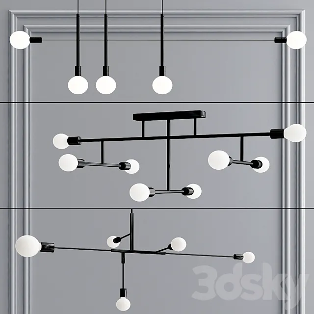 PENDANT LIGHT COLLECTION 7 3D Model