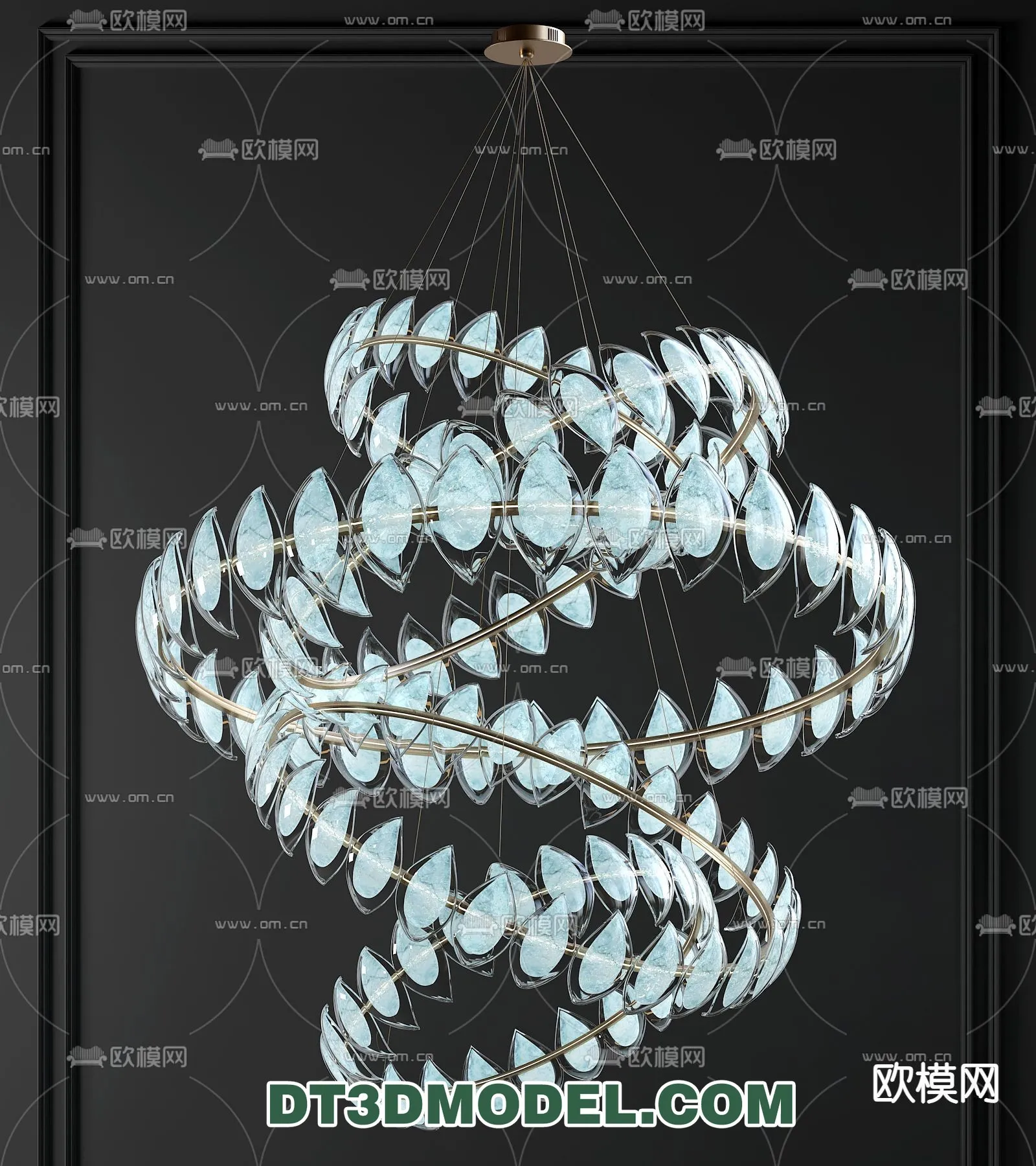 Pendant Light - Interior Decor 3D Model - 003