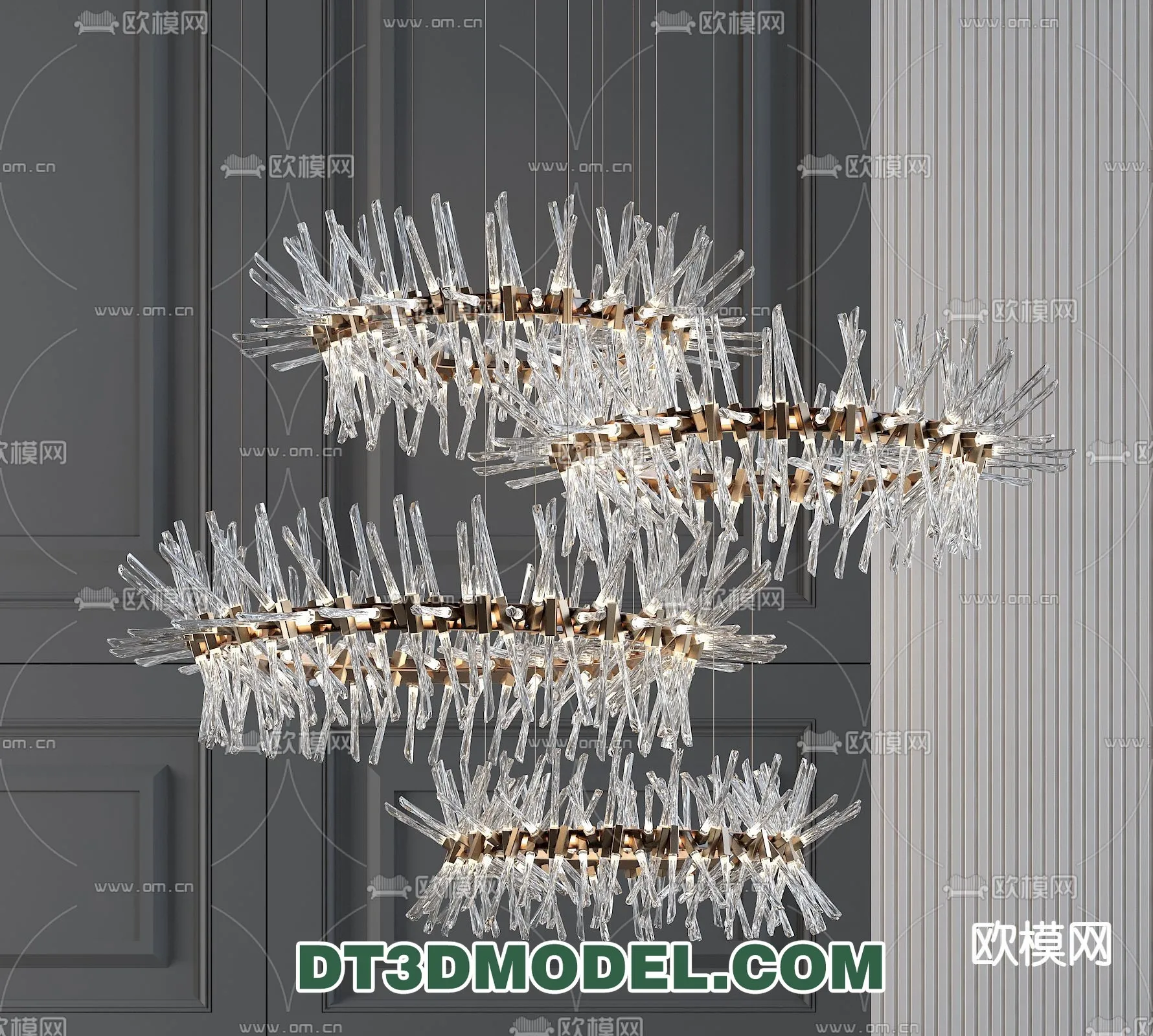 Pendant Light - Interior Decor 3D Model - 004