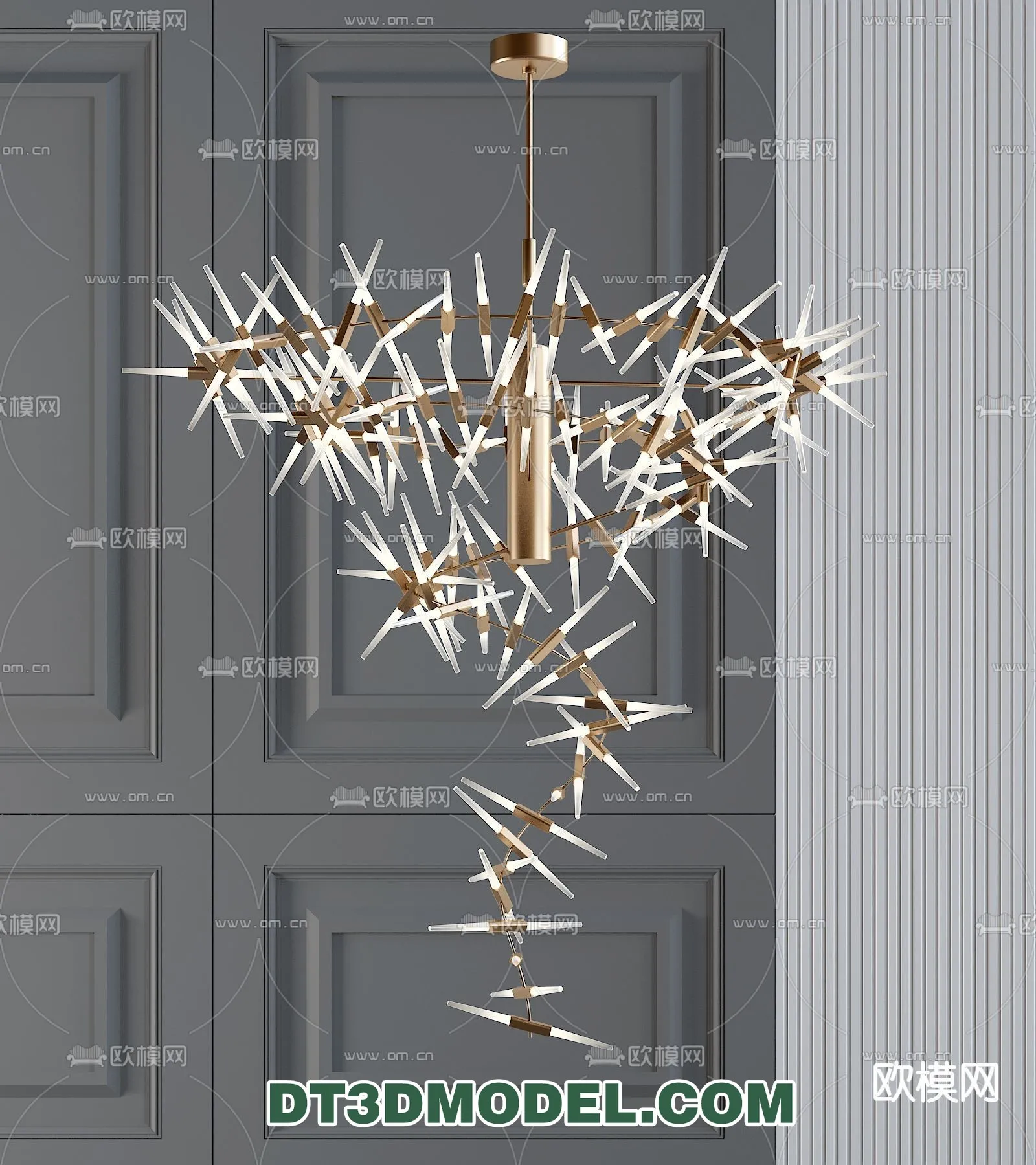 Pendant Light - Interior Decor 3D Model - 005