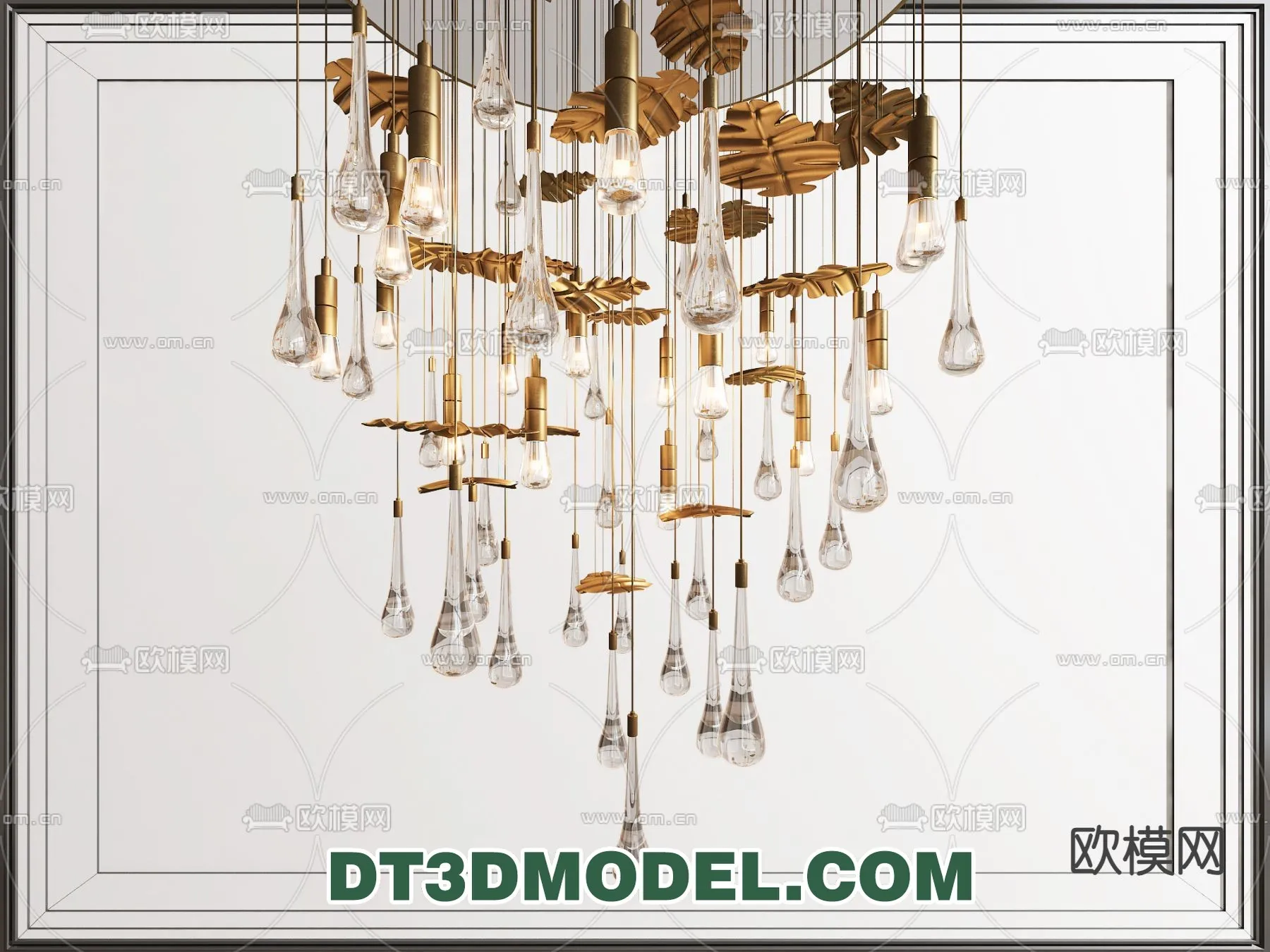 Pendant Light - Interior Decor 3D Model - 006