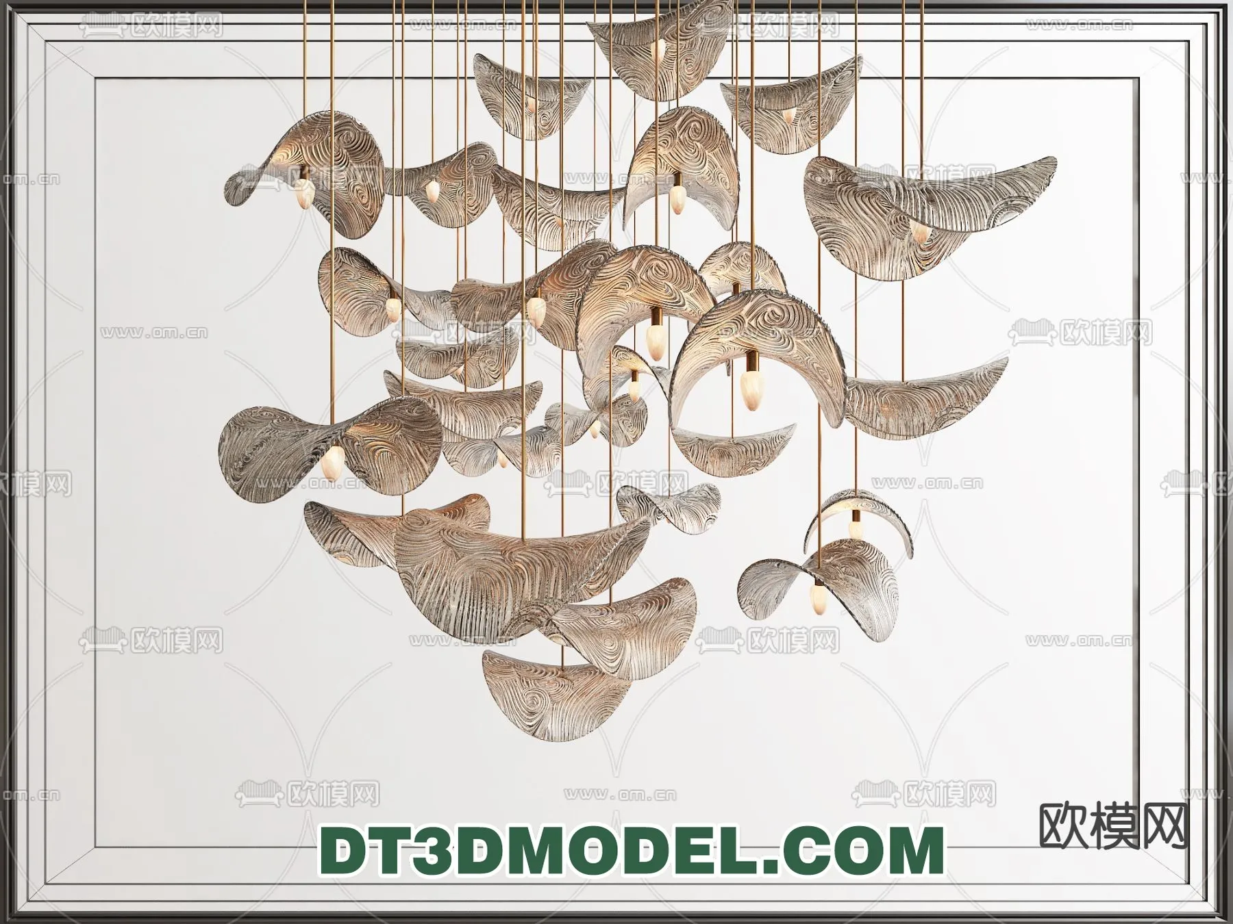 Pendant Light - Interior Decor 3D Model - 007