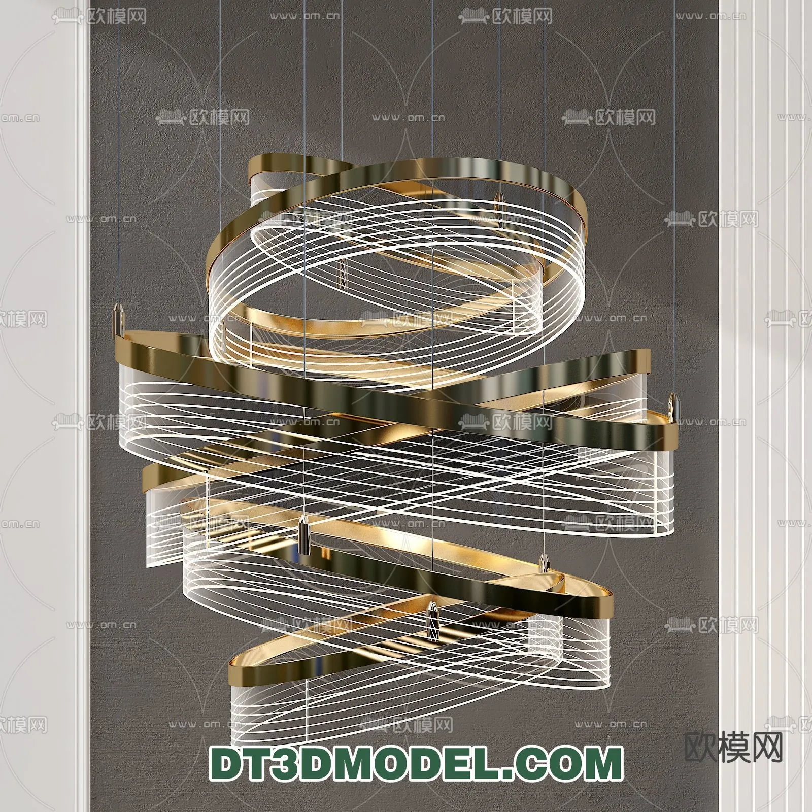 Pendant Light - Interior Decor 3D Model - 008