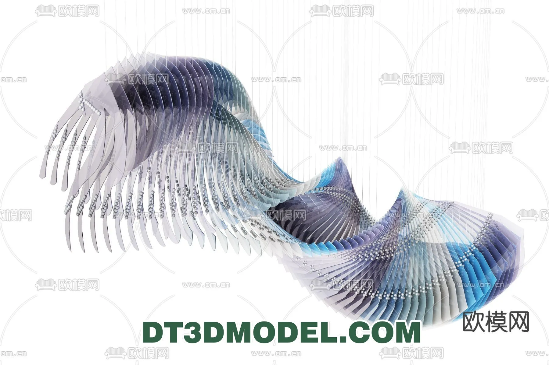 Pendant Light - Interior Decor 3D Model - 011