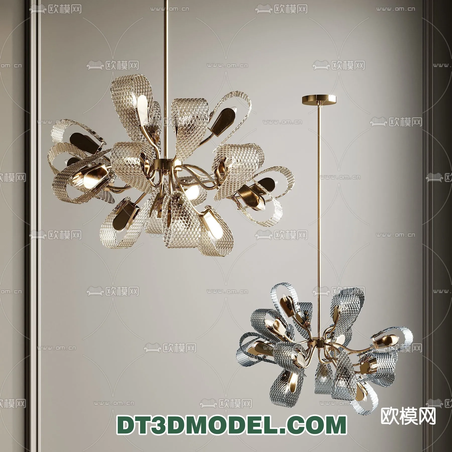 Pendant Light - Interior Decor 3D Model - 013