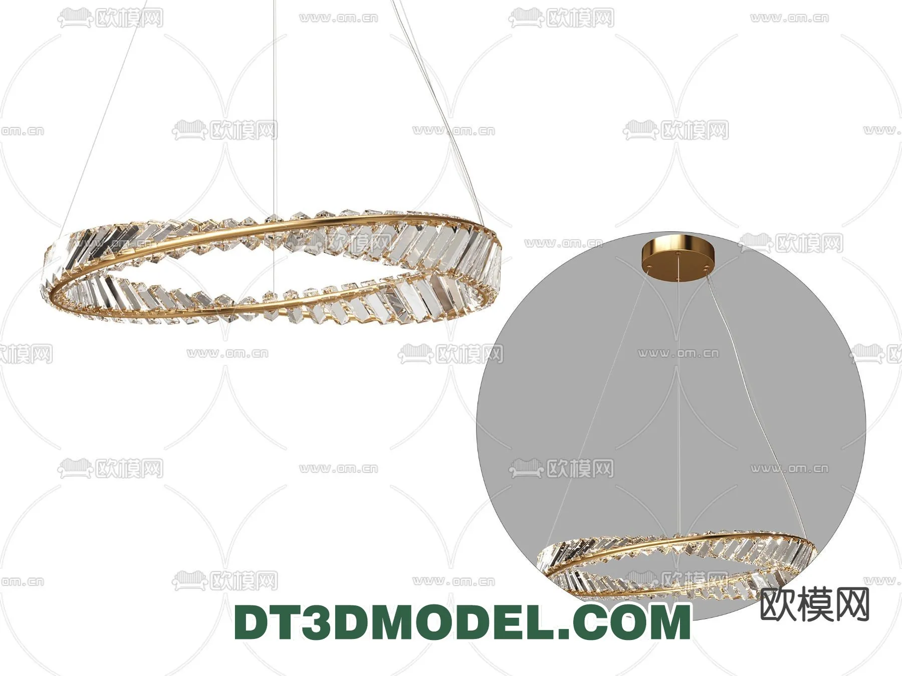 Pendant Light - Interior Decor 3D Model - 019