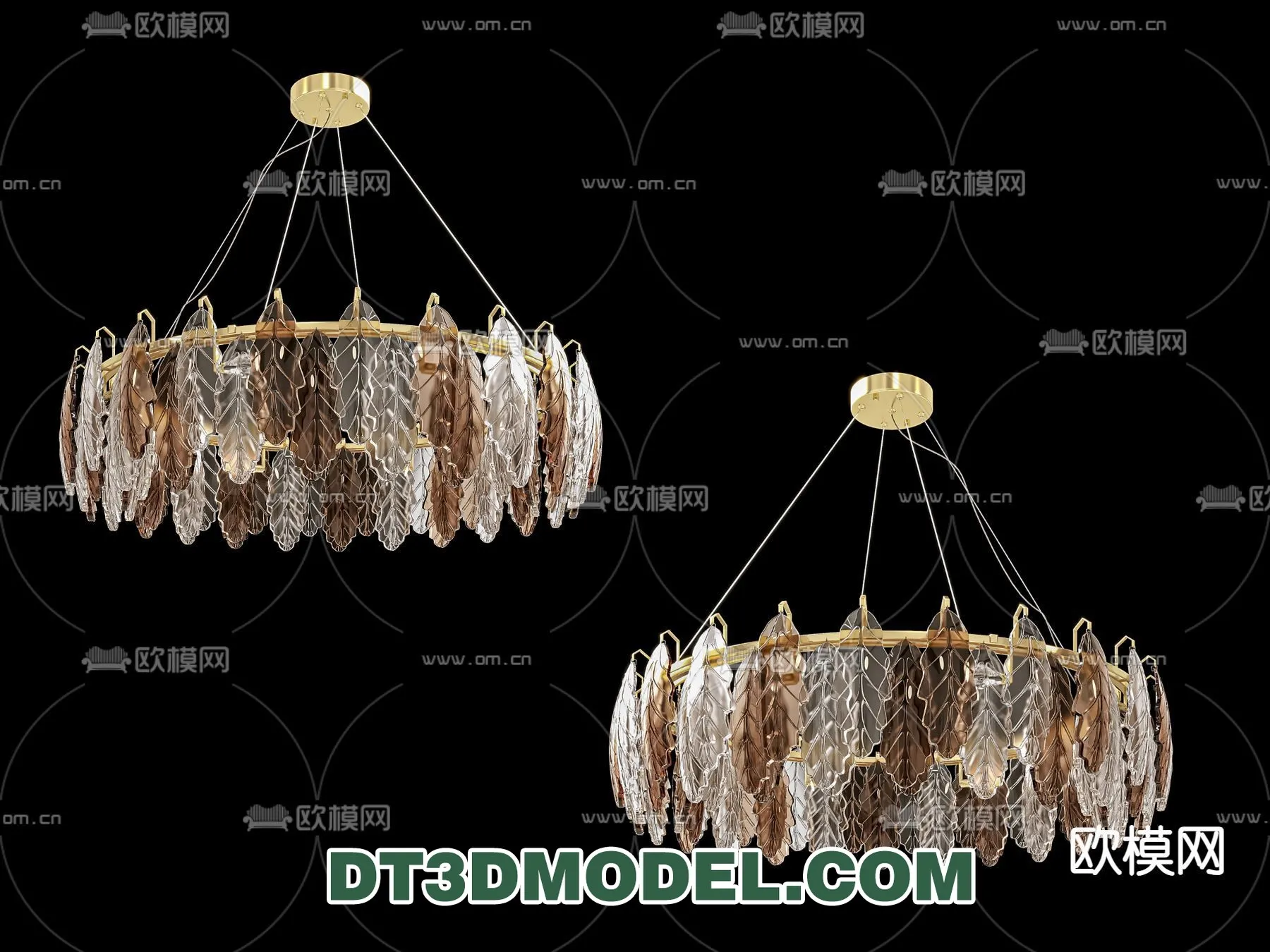 Pendant Light - Interior Decor 3D Model - 020