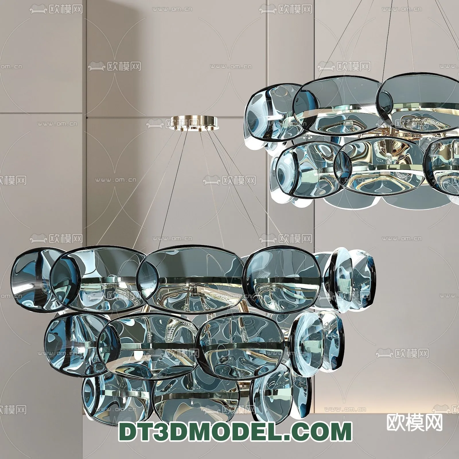 Pendant Light - Interior Decor 3D Model - 022