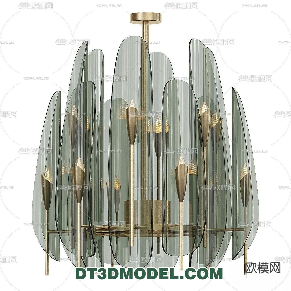 Pendant Light - Interior Decor 3D Model - 034