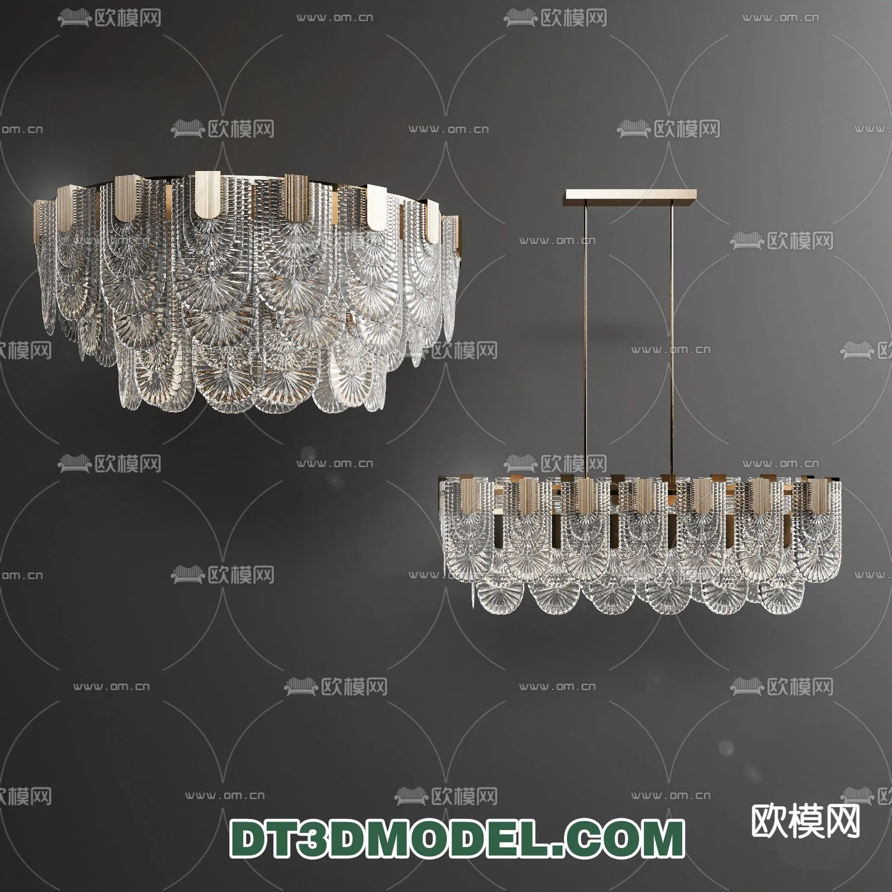 Pendant Light - Interior Decor 3D Model - 038
