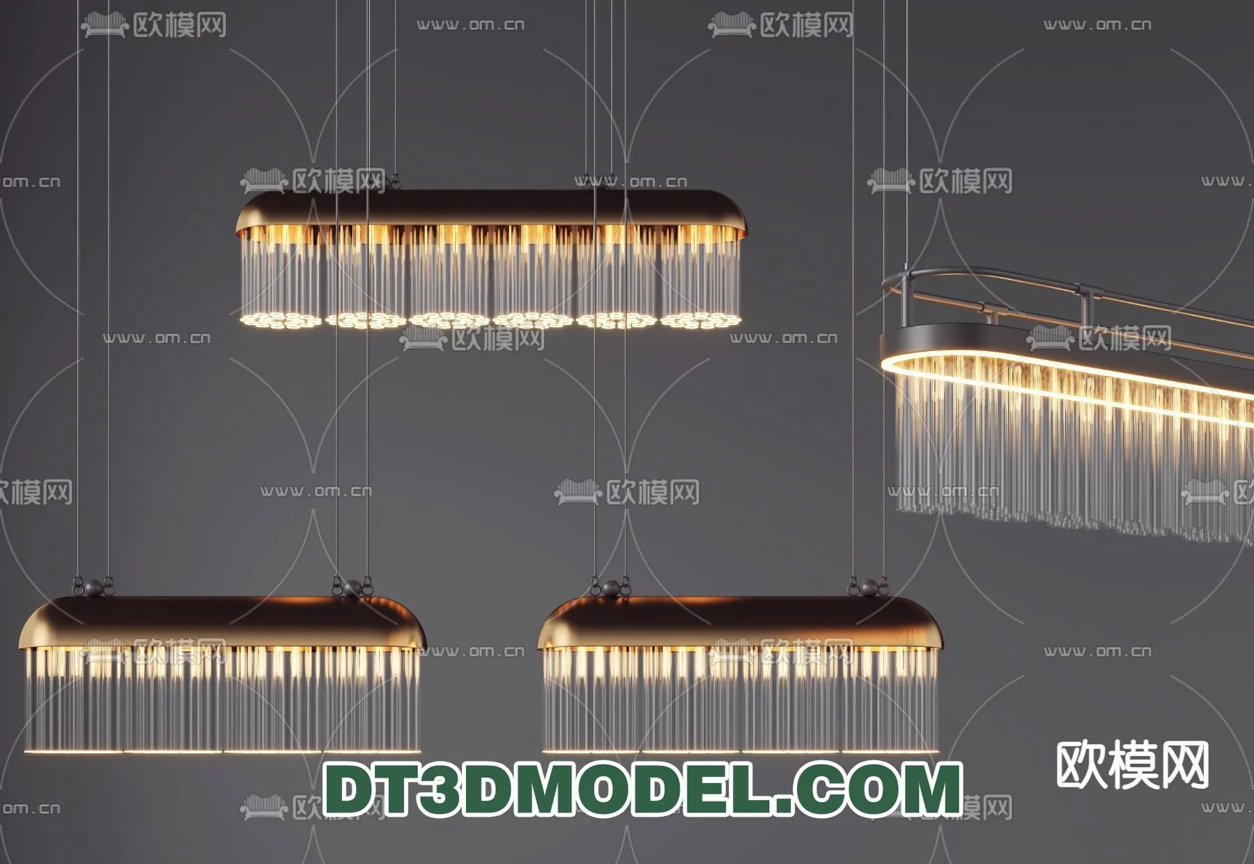 Pendant Light - Interior Decor 3D Model - 039