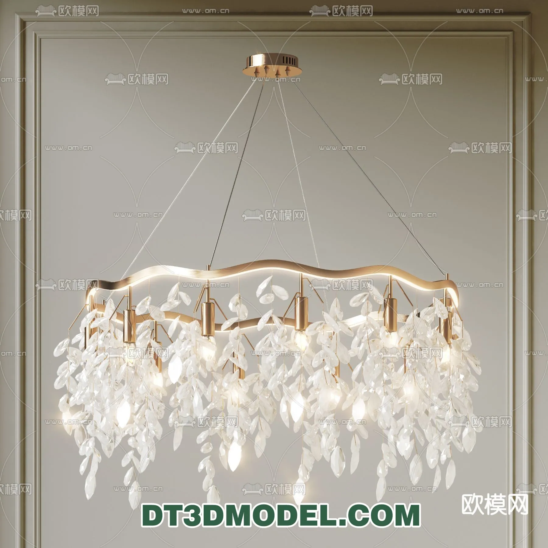 Pendant Light - Interior Decor 3D Model - 042