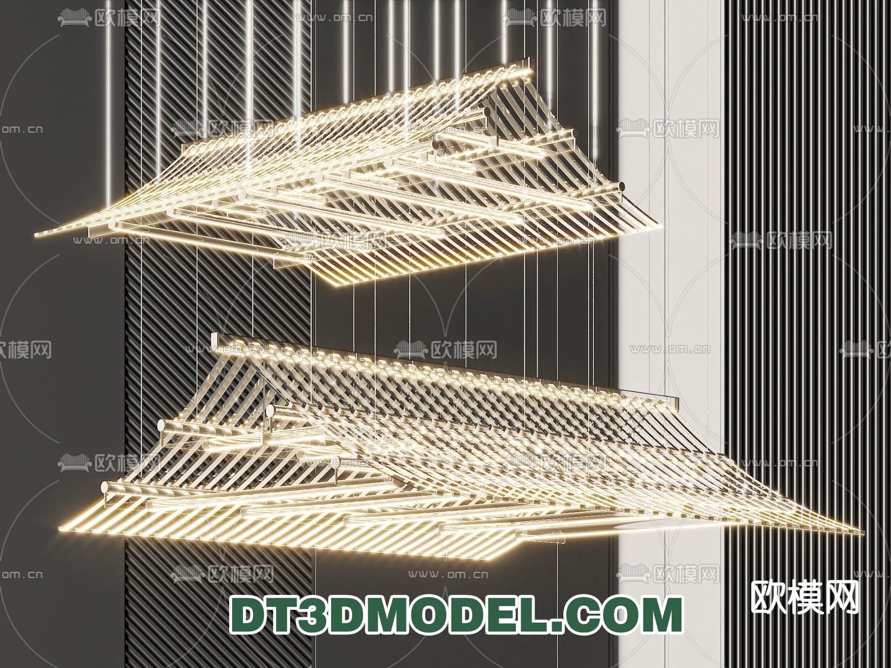 Pendant Light - Interior Decor 3D Model - 067