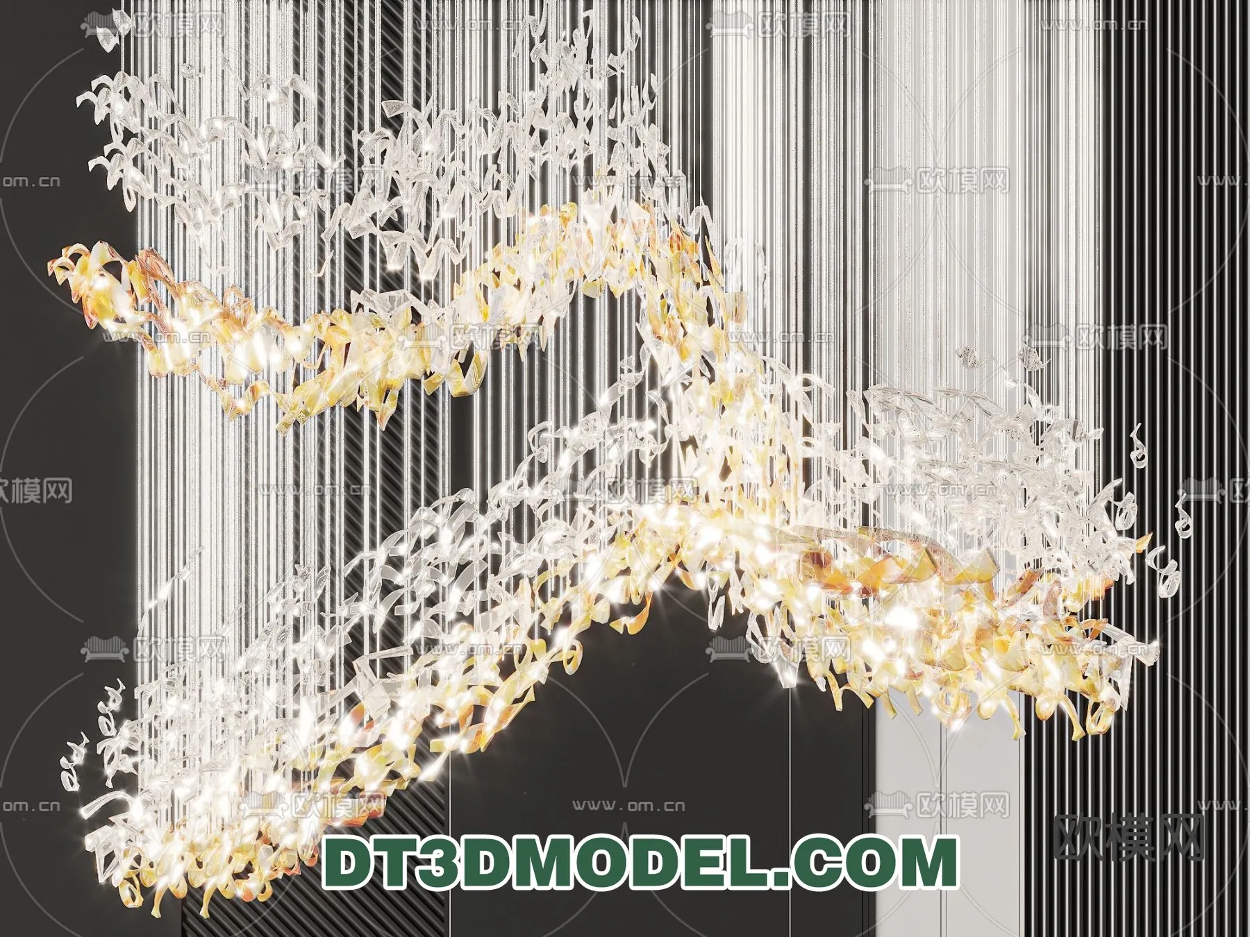 Pendant Light - Interior Decor 3D Model - 076