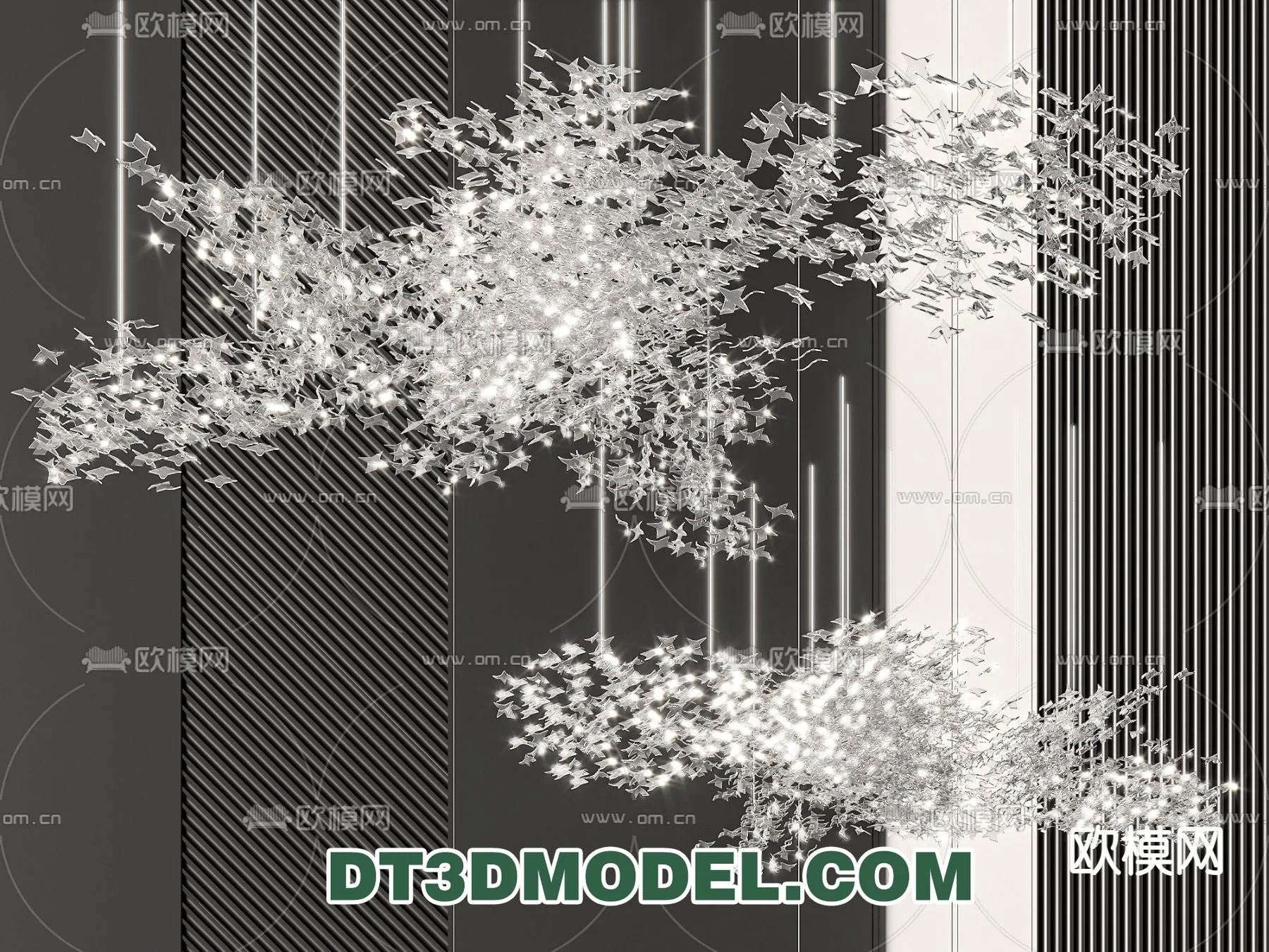 Pendant Light - Interior Decor 3D Model - 079