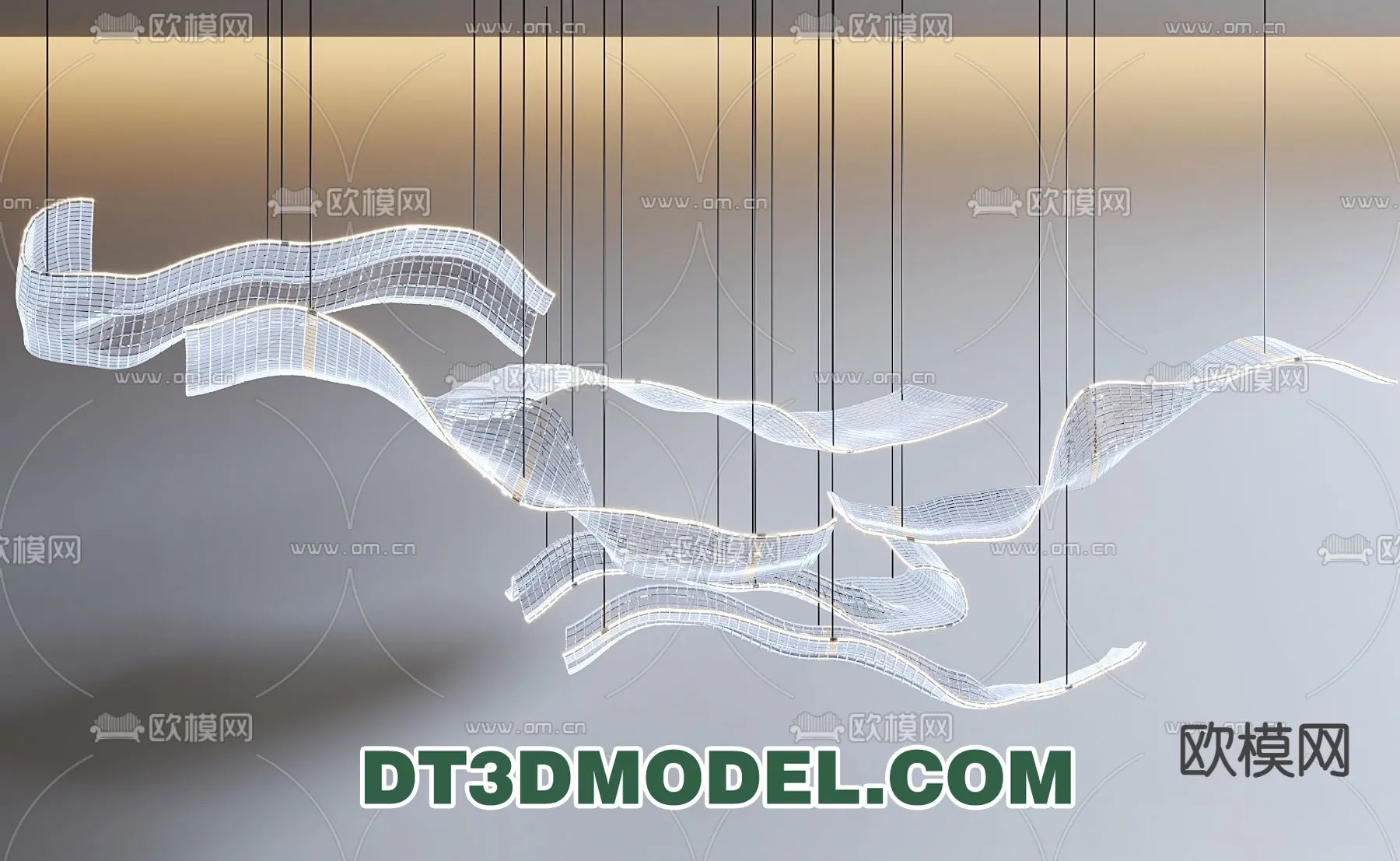Pendant Light - Interior Decor 3D Model - 083