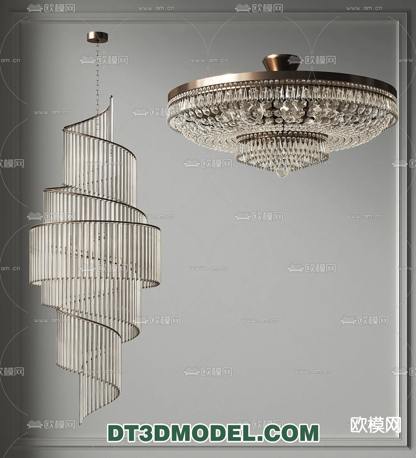 Pendant Light - Interior Decor 3D Model - 084