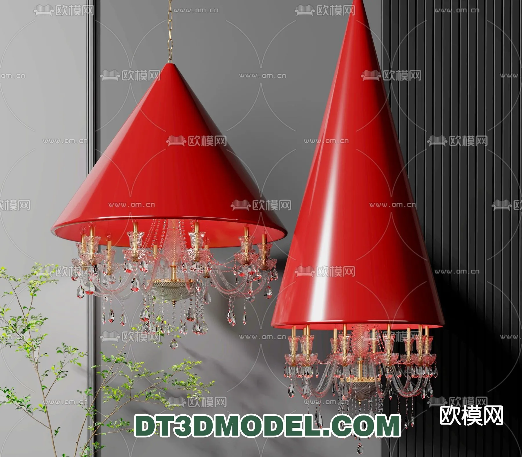 Pendant Light - Interior Decor 3D Model - 085