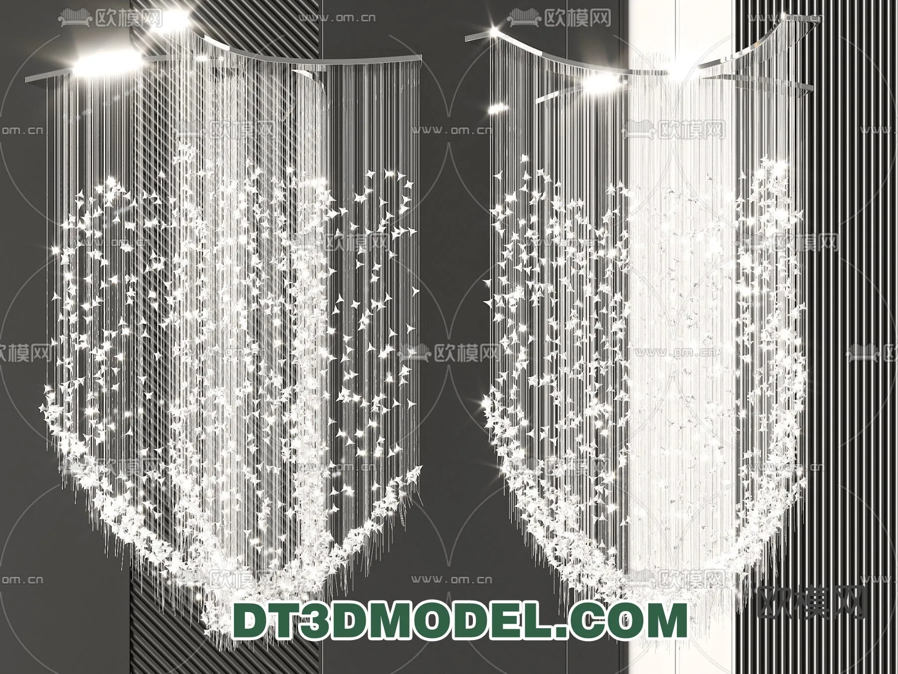 Pendant Light - Interior Decor 3D Model - 098