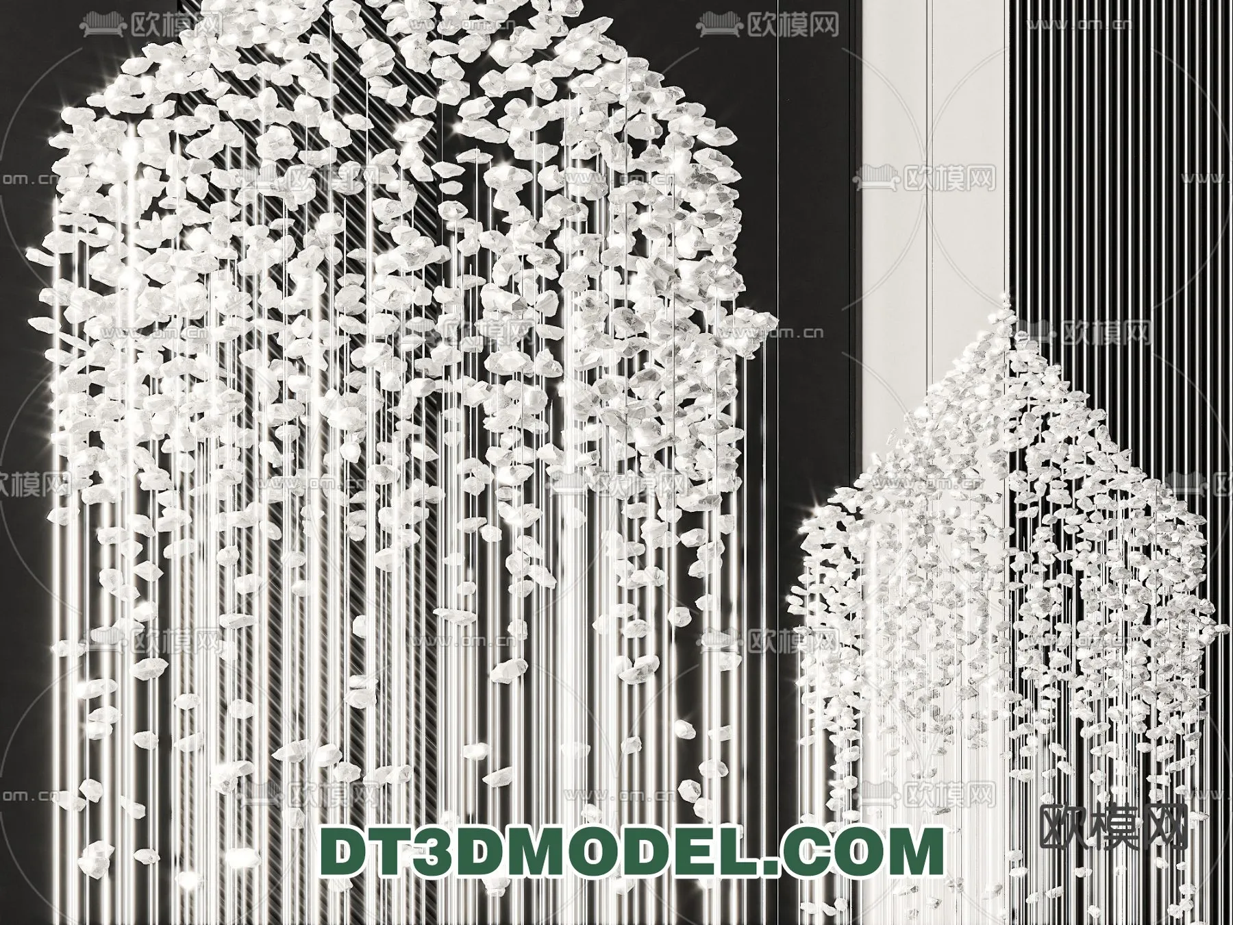 Pendant Light - Interior Decor 3D Model - 099