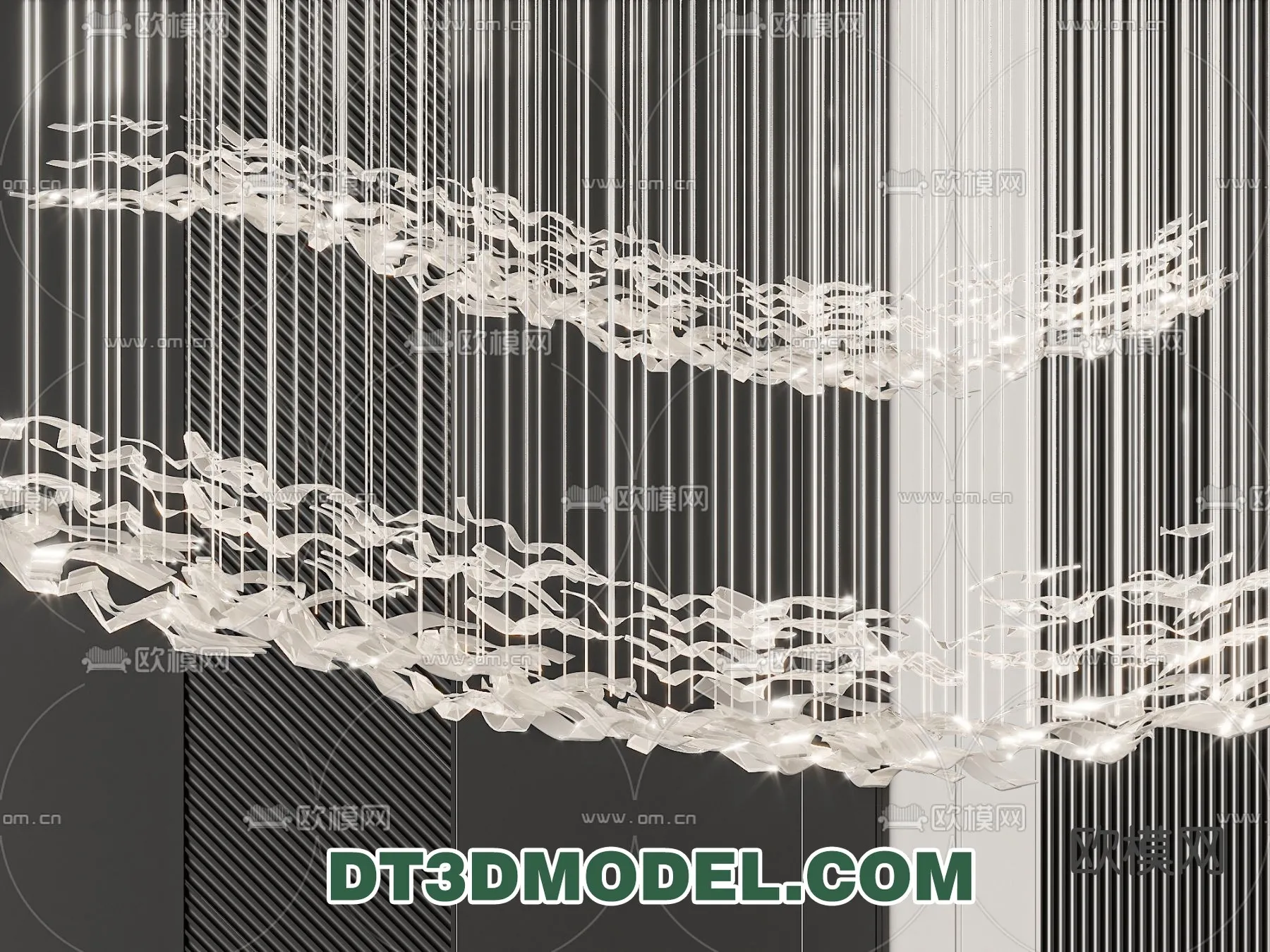 Pendant Light - Interior Decor 3D Model - 102