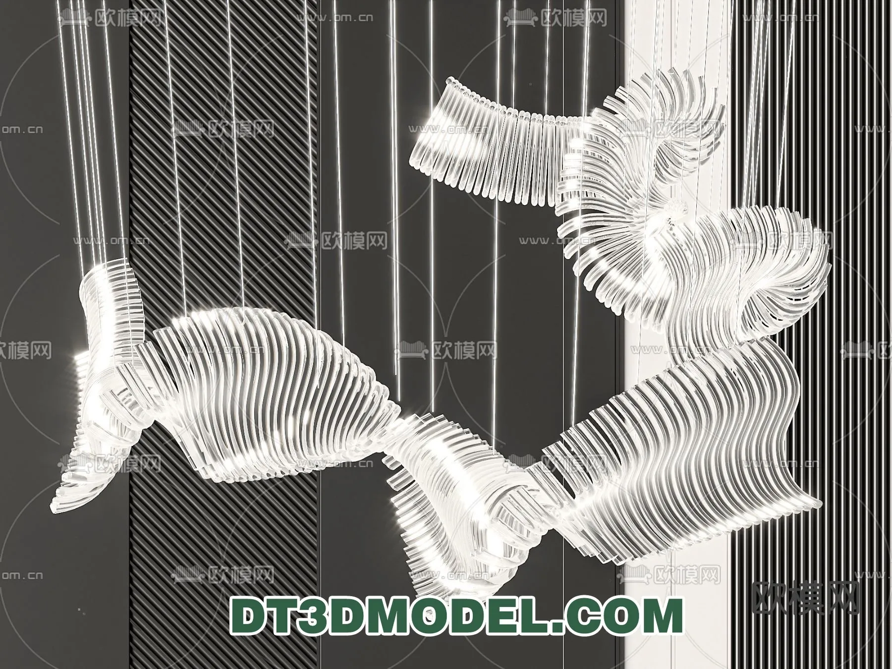 Pendant Light - Interior Decor 3D Model - 104