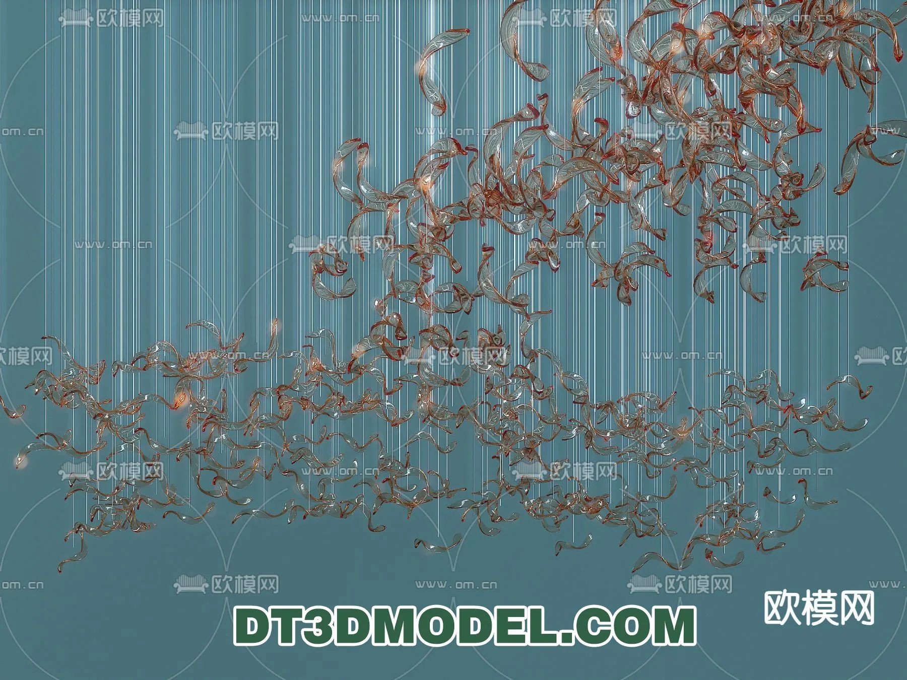 Pendant Light - Interior Decor 3D Model - 107